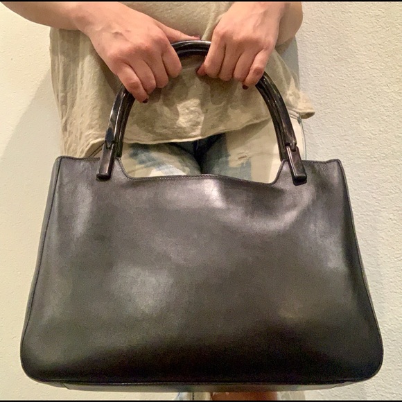 PRADA Black Leather Bag - Picture 7 of 8